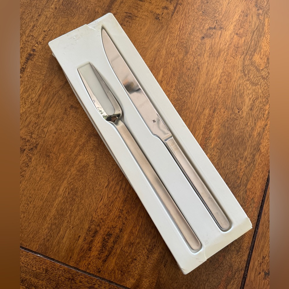 WMF Cromarcan Carving Knife & Fork Set